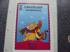 8 Malvorlagen für Windowcolor***Disney's Winnie Pooh Motive***TOP