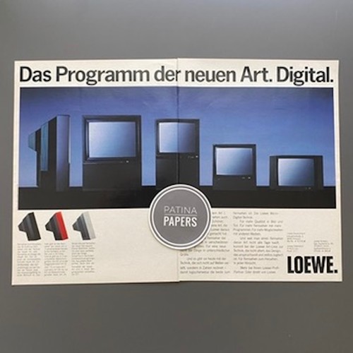 1987 loewe digital ferneher - digital, tv