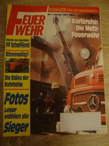 Feuerwehrmagazin jan 1987 - feuerwehrmagazin, jan._1987