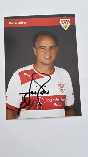 Autogrammkarte vfb stuttgart - autogrammkarte,