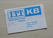 ITT KB Anleitungsbuch KR607