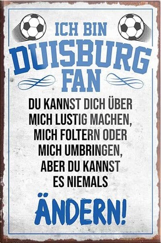 Duisburg fan magnet fußball - fan",