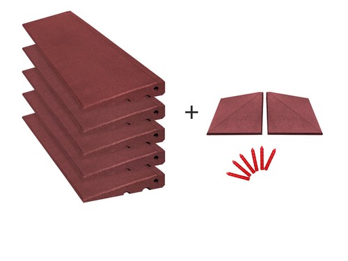 Bordsteinrampe set mit ecken - set,