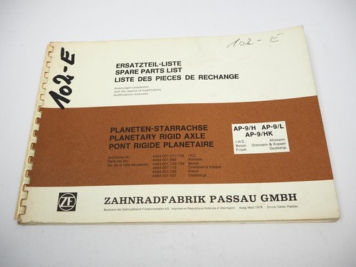 L hk achse - zf, ap-9/h/l/hk