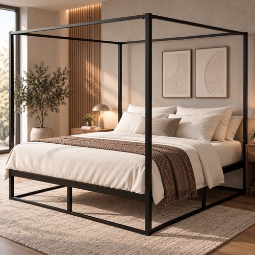 Himmelbett bettgestell - himmelbett,