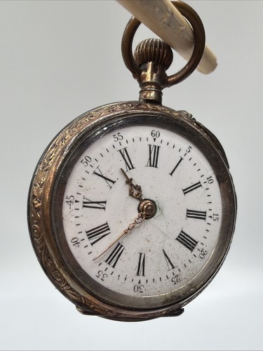 Antike silber damen taschenuhr - antike,