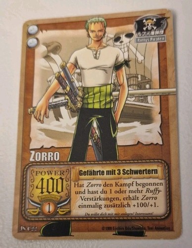 One piece karte c22 zorro - piece,