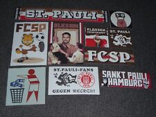 10 VERSCHIEDENE  AUFKLEBER VON USP , ULTRAS ST.PAULI   " NEU "