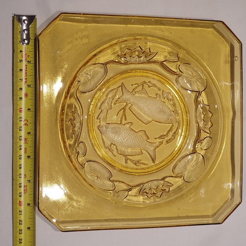 Art deco braunglas fisch - deco, &