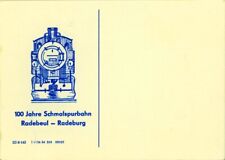 29-Sonderpostkarte 100 Jahre Radebeul-Radeburg Lößnitzgrundbahn Schmalspurbahn