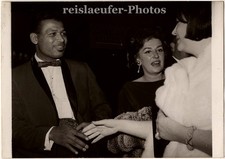 Sugar Ray Robinson bei der Premiere von Kleopatra, Originalfoto von 1963