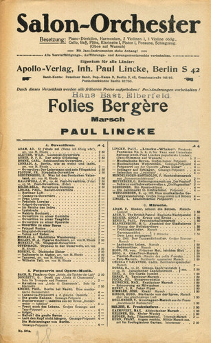 Folies bergère marsch paul - folies,
