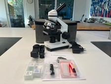 Zusammengesetztes Monokular-Mikroskop, 40 x 2000 x, mit Zubehör, gebraucht