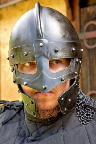 Mittelalter wikingerhelm stahl - wikingerhelm,
