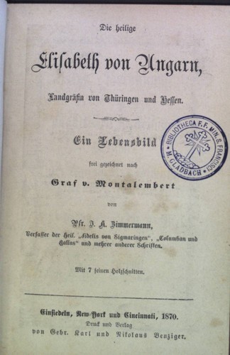 Die heilige elisabeth von - die,