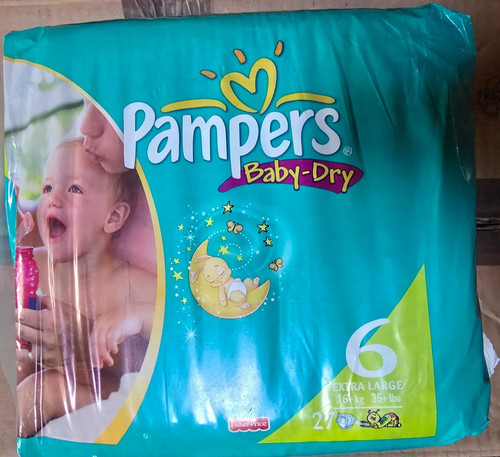 Vintage pampers baby - vintage,