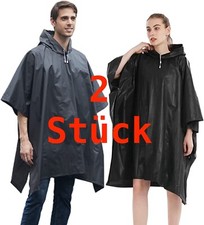 2 x Camping Regenponcho , Regenjacke, Poncho Festivals,  Regenschutz,  Regen