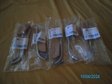 5 Stück   Metafranc Möbelgriffe Holz Buche lackiert /vernickelt Neuwertig