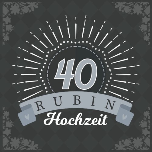 Gästebuch hochzeit rubin - gästebuch, 40