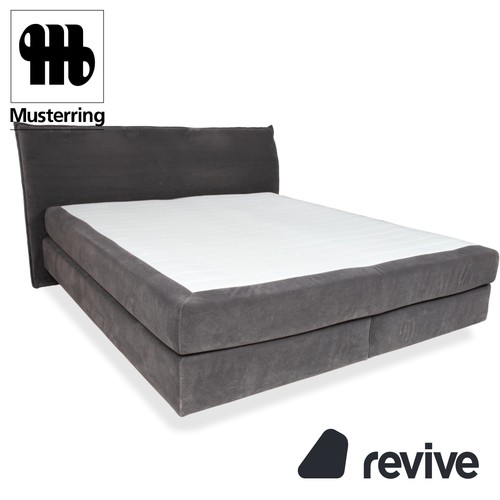 Musterring stoff bett grau - stoff,
