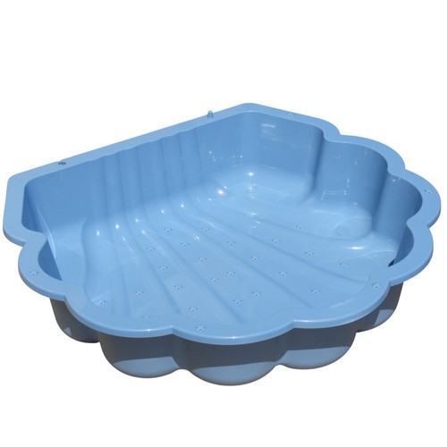 Wassermuschel pastell blau - wassermuschel, pastell-blau