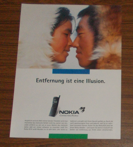 Seltene werbung nokia 8110 - werbung,