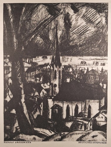Original lithographie 1916 - original,
