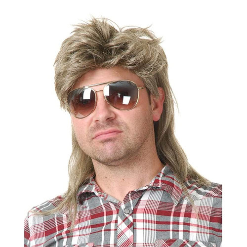 Männer blonde vokuhila 80er - blonde,