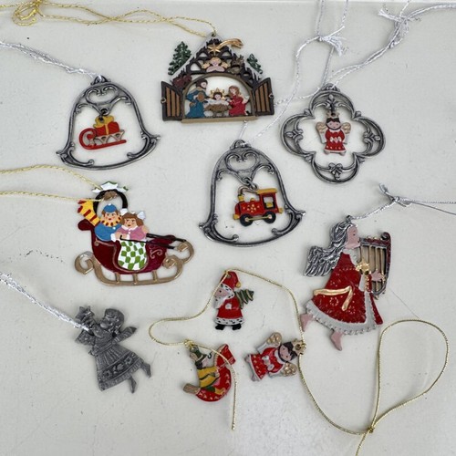 10x anhänger zinn weihnachten - anhänger,