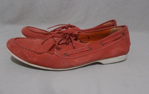 Men etro loafers red - suede, 46