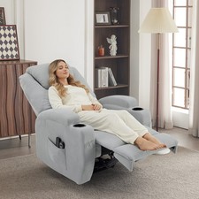 Elektrischer Relaxsessel Fernsehsessel Massagesessel mit Heizfunktion DE