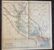 Alte original Landkarte 1916