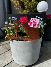 Edelrost Gartenstecker Kaninchen Rost Gartendeko Osterdeko Metall Hase Ostern