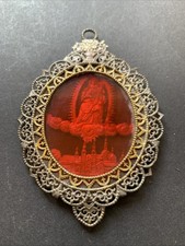 Filigranes Zinn Bild Madonna