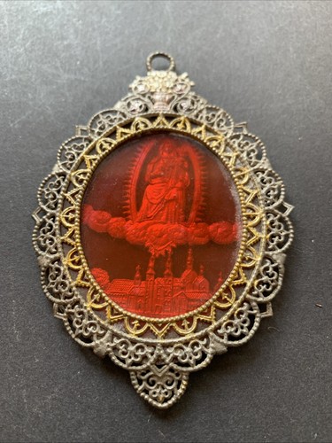 Filigranes zinn bild madonna - filigranes,