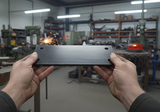 STAHL ANKERPLATTE GELOCHT