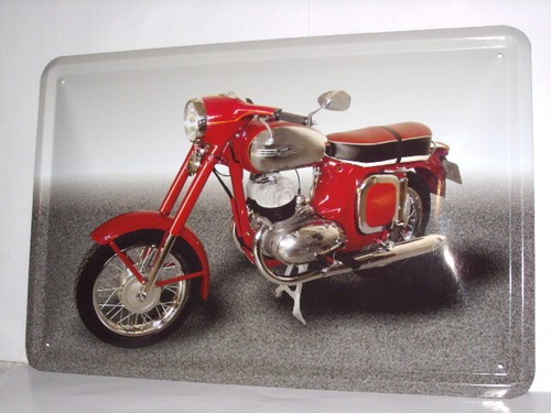 Blechschild motorrad moped - blechschild,