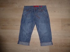 QS  by S.OLIVER ABBY Cargo Capri Jeans / Bermuda Hüftig Blau Gr.34 **w.NEU*