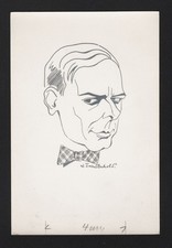 Johannes Riemann Film cinema Schauspieler Foto Portrait Zeichnung Trautschold