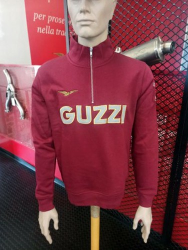 Sweatshirt half zip bordeaux - zip,