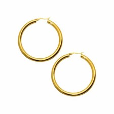 Creolen Edelstahl Ohrringe Ohrschmuck Damen Glänzend Ohrhänger Ohrstecker Groß 