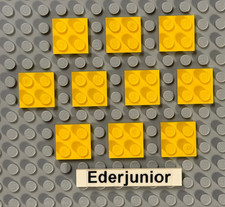 Lego Basic Platte Brick Plate 2x2 3022 verschiedene Farben jeweils 10 Stk