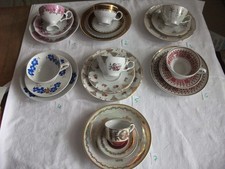 Sammeltassen Konvolut - auch einzeln zu verkaufen 7 Gedecke  3 teilig