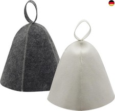 2 Stück Saunahut Filz Sauna