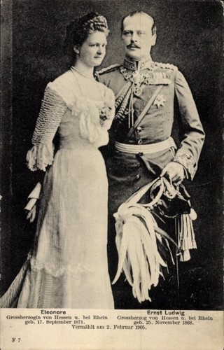 Großherzog ernst ludwig - ak,