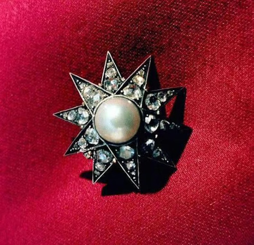 Vintage sisi perle stern - perle,