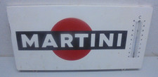 Martini Blechschild Mit Thermometer    Ungereinigter Fundzustand