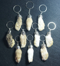 Schlüsselanhänger Hasenpfote Hase Glücksbringer kleine Hasenpfoten random