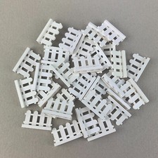 LEGO 30x Zäune Zaun Gartenzaun Gitter Weiß - Haus Garten City Zoo Gehege- 33303