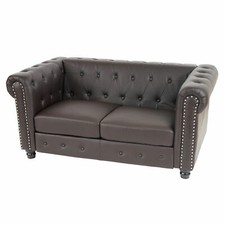 Luxus 2er Sofa Chesterfield